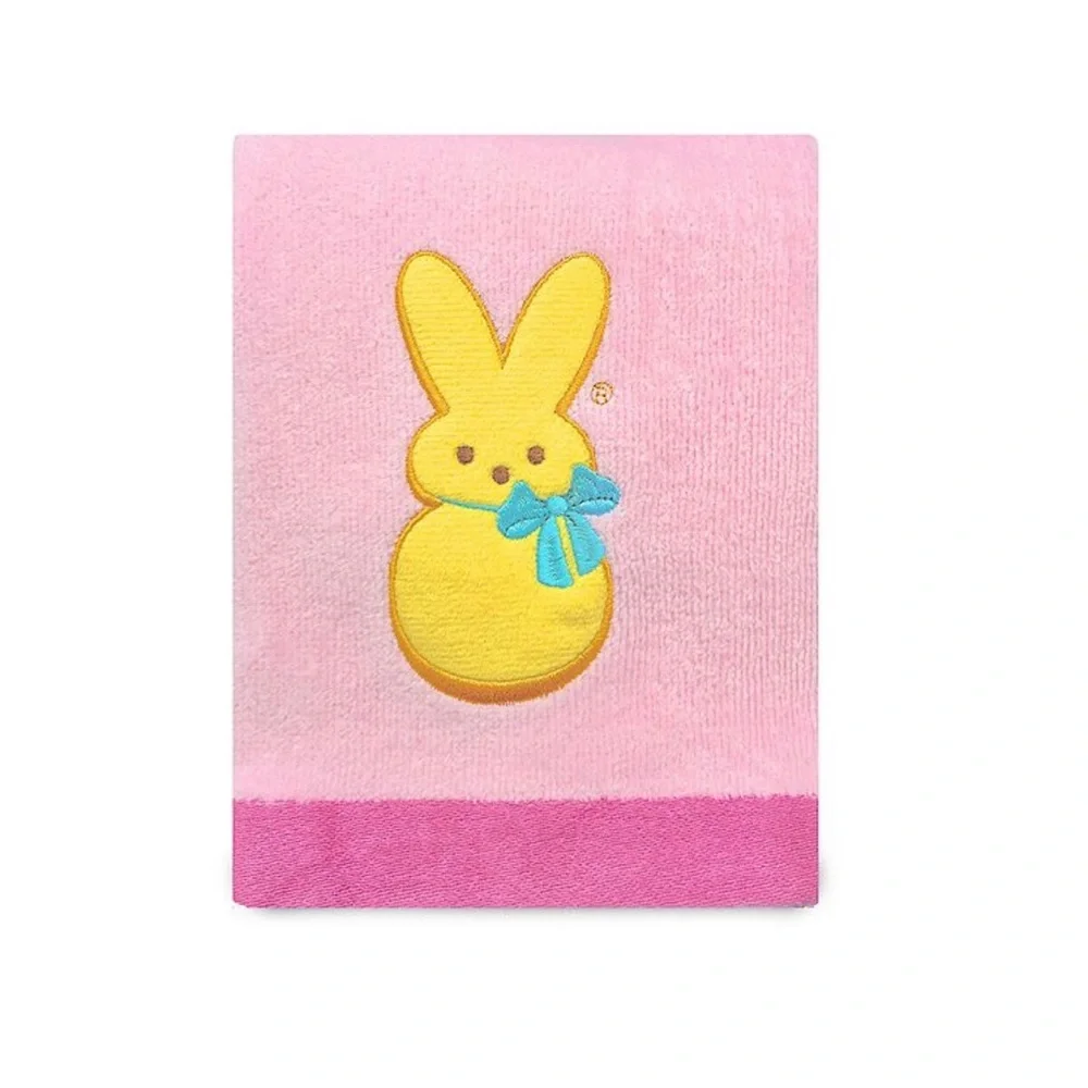 2pk Peeps Easter Plush Hand Towel - Pink & Light Blue Gift Decor Fans Brand New